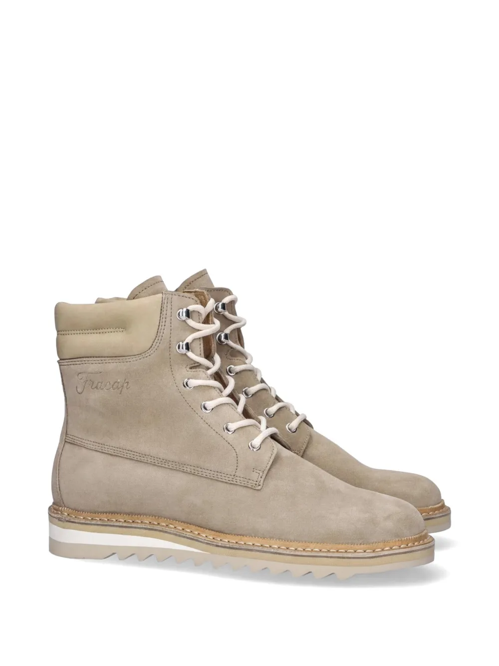 Fracap Explorer lace-up boots Beige