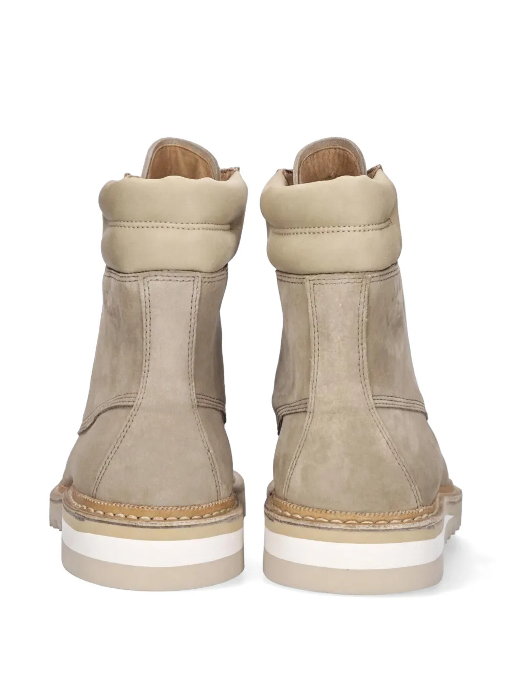 Fracap Explorer lace-up boots Beige