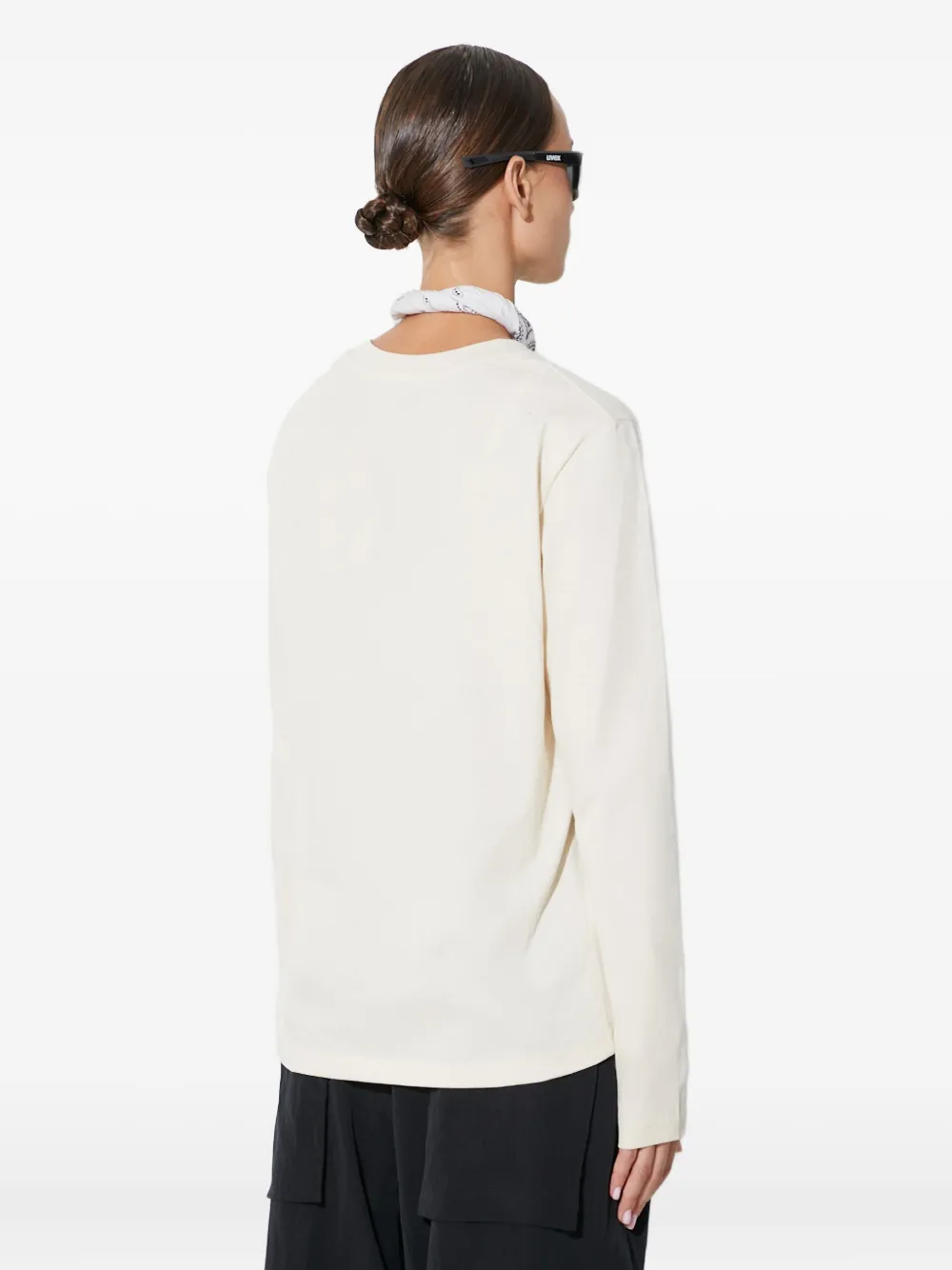 Fjall Raven Logo Long-sleeve T-shirt In White