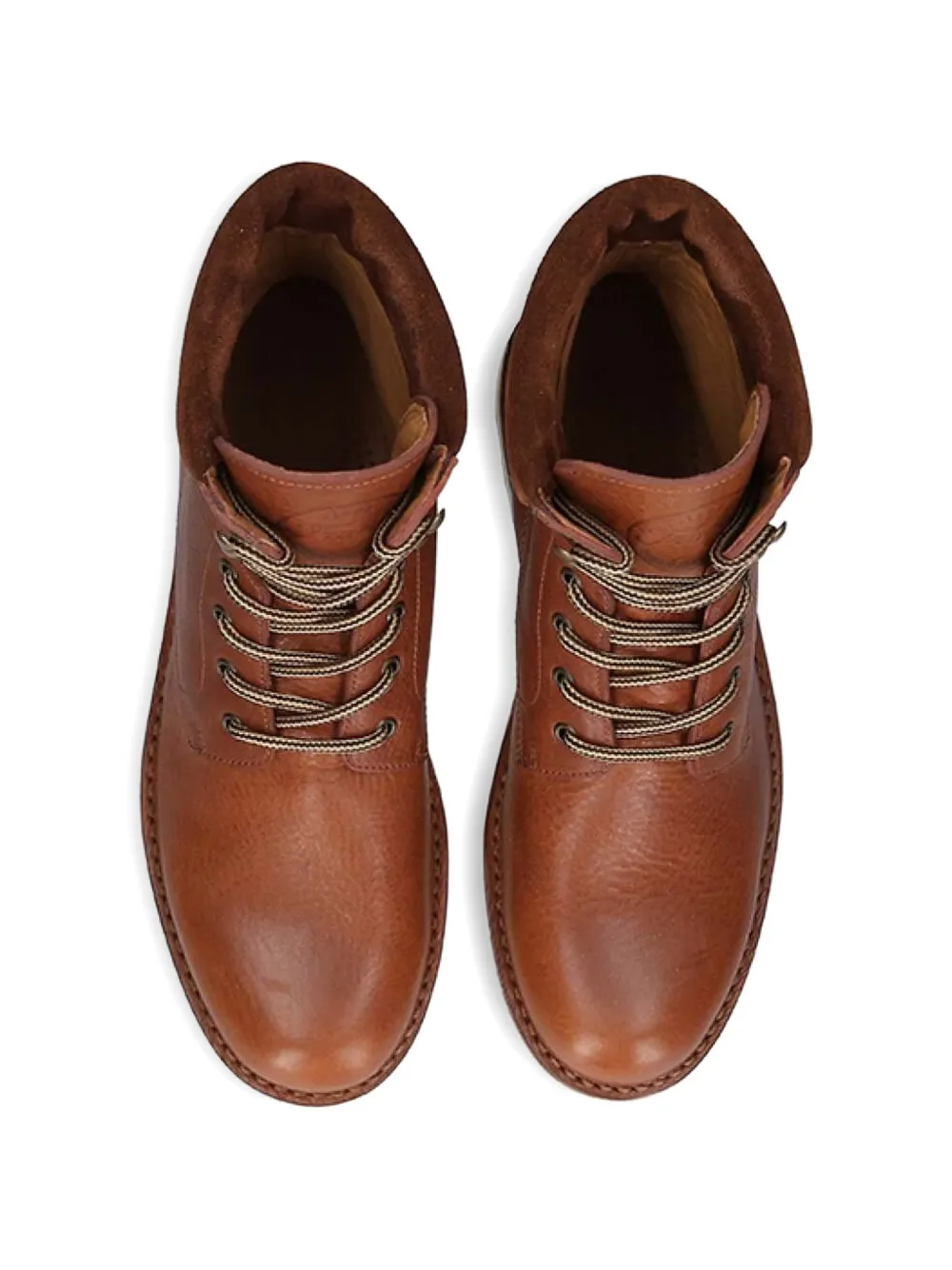 Fracap Explorer enkellaarzen met suède vlak Bruin