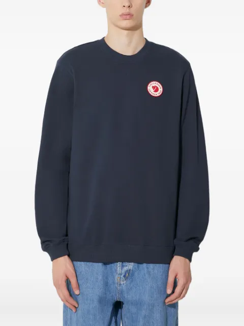 Fjällräven logo-patch crew-neck sweatshirt