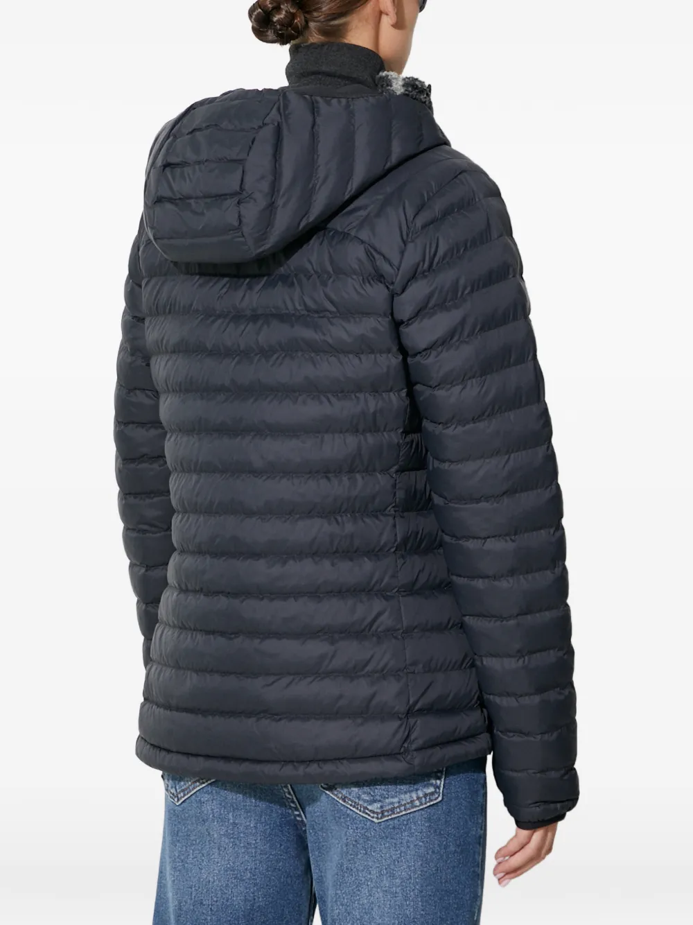  Fjällräven Expedition Lätt Hooded Logo Jacket - Black 