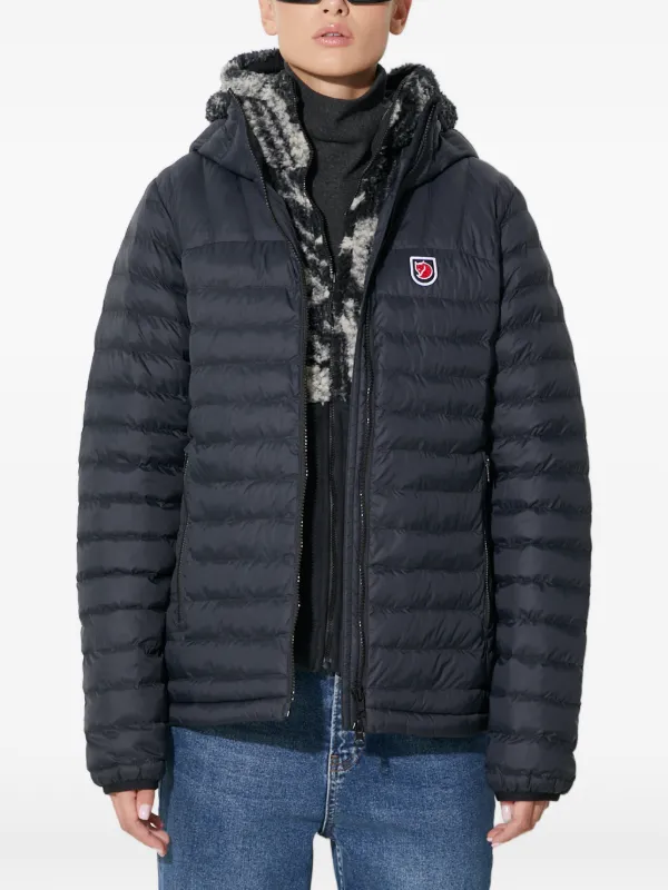 Fjällräven Jaqueta Expedition Lätt Com Capuz e Logo | Preto