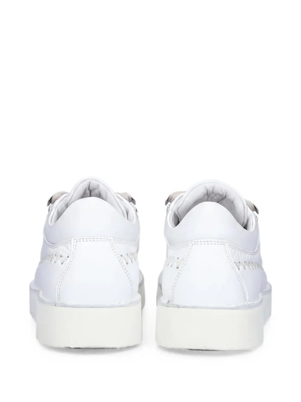 Fracap Magnifico lace-up leather sneakers Wit