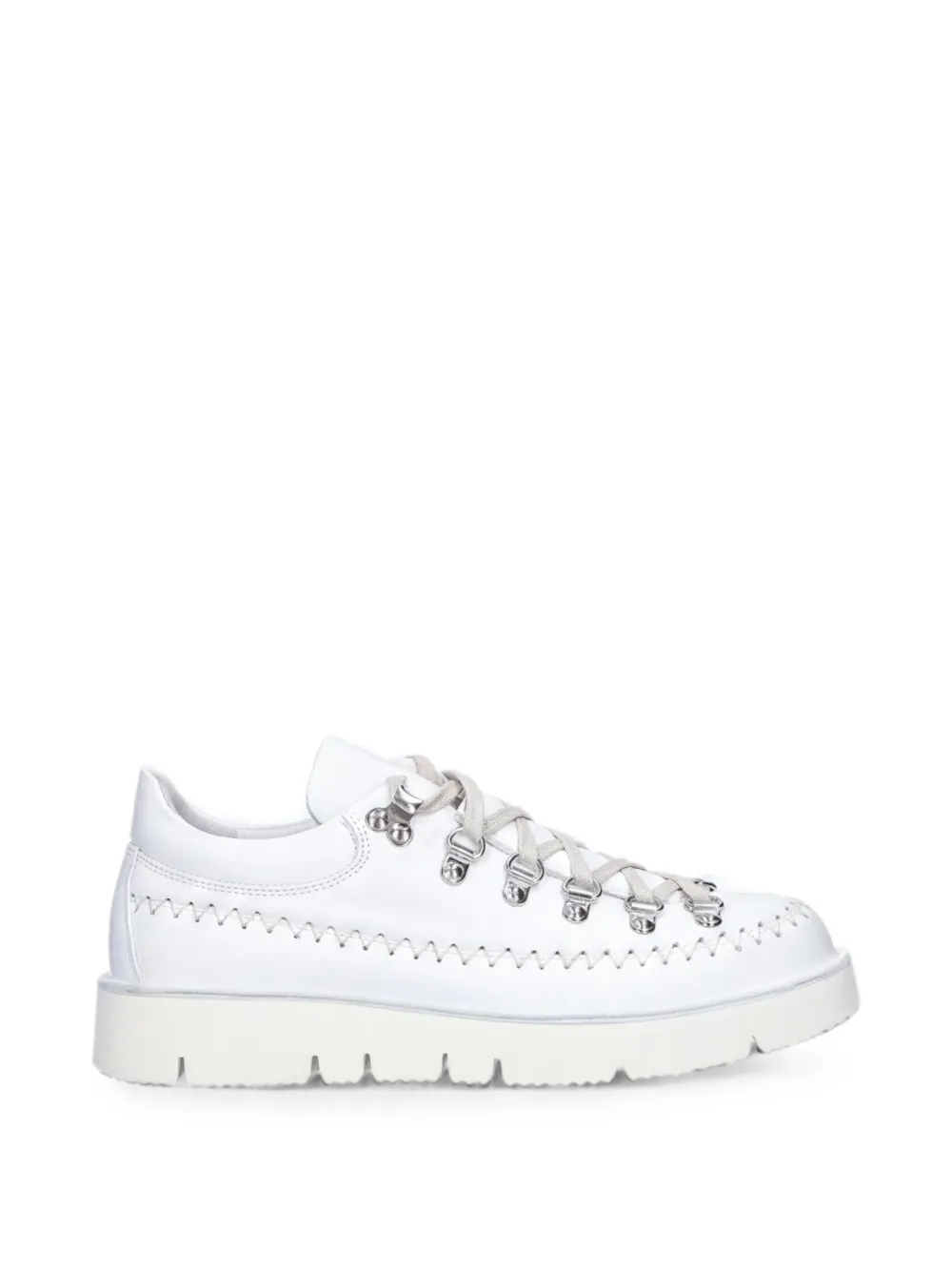 Fracap Magnifico lace-up leather sneakers Wit