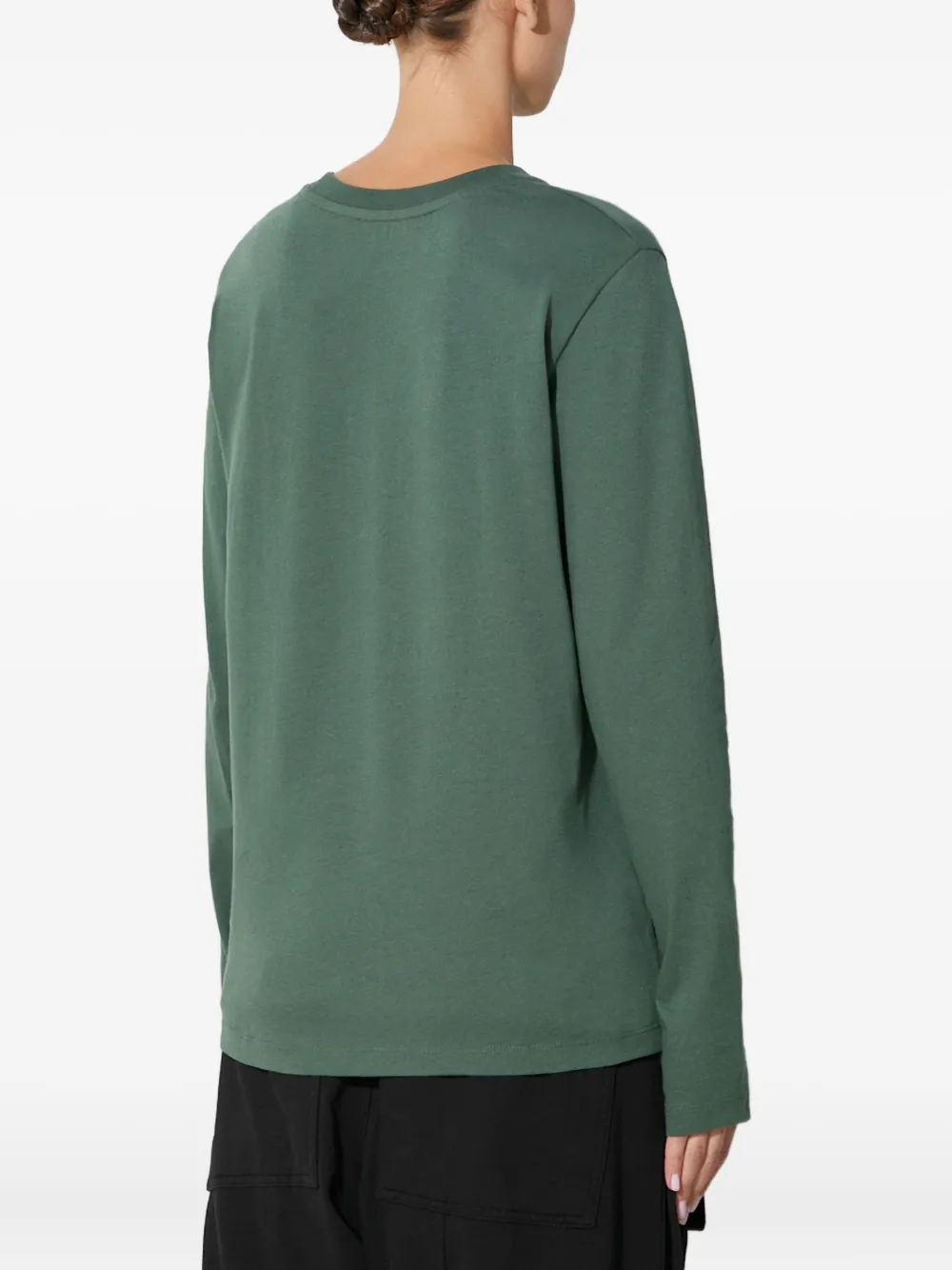 Fjall Raven Logo Long-sleeve T-shirt In Green