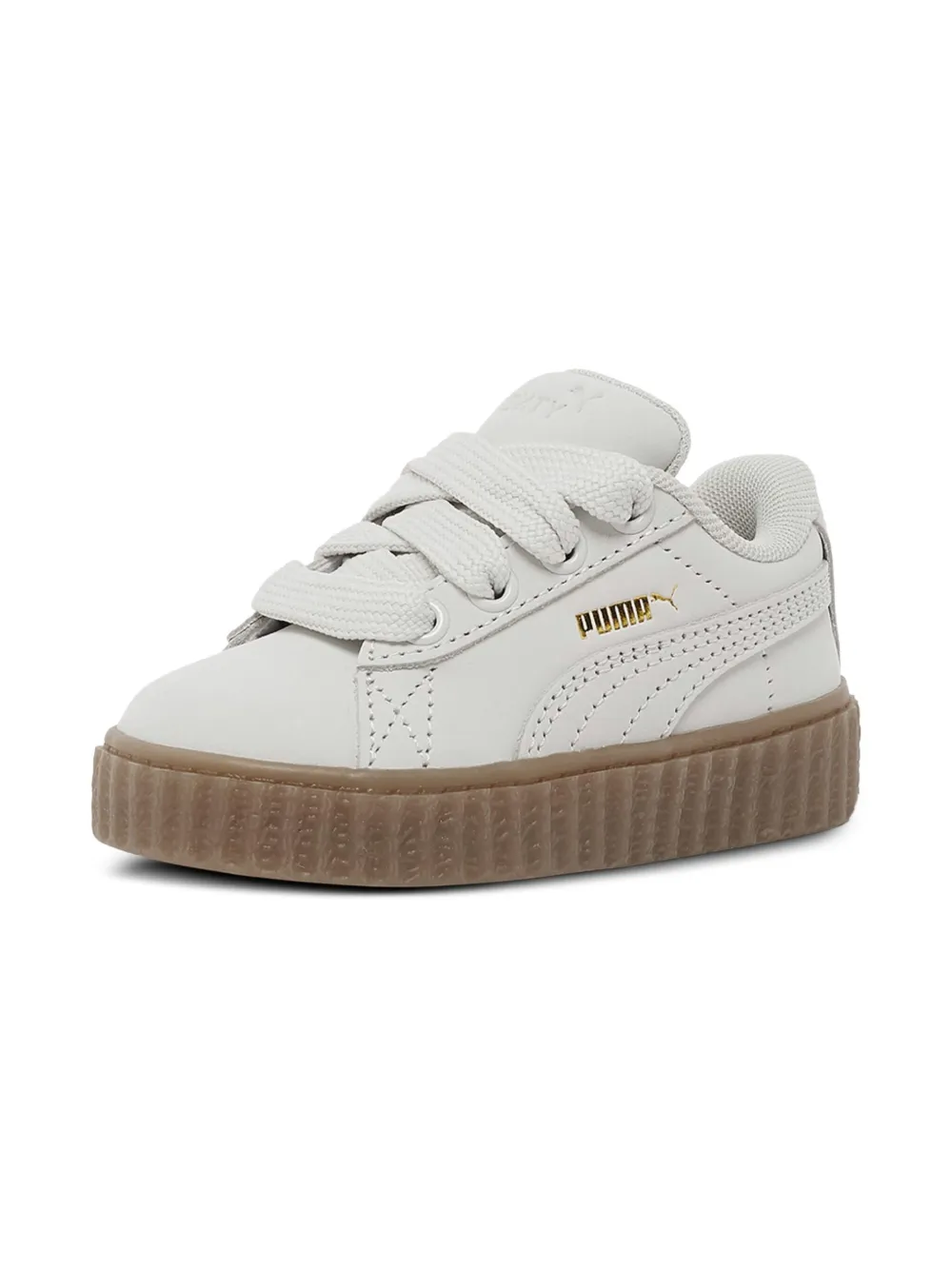 Puma Kids logo-print sneakers Neutrals
