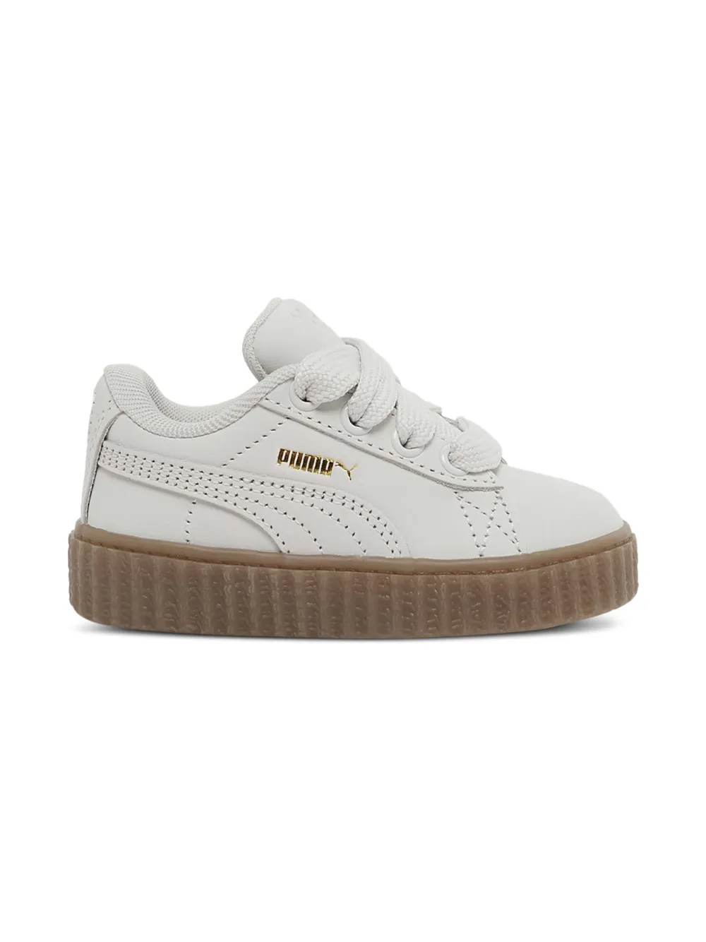 Puma Kids logo-print sneakers Neutrals