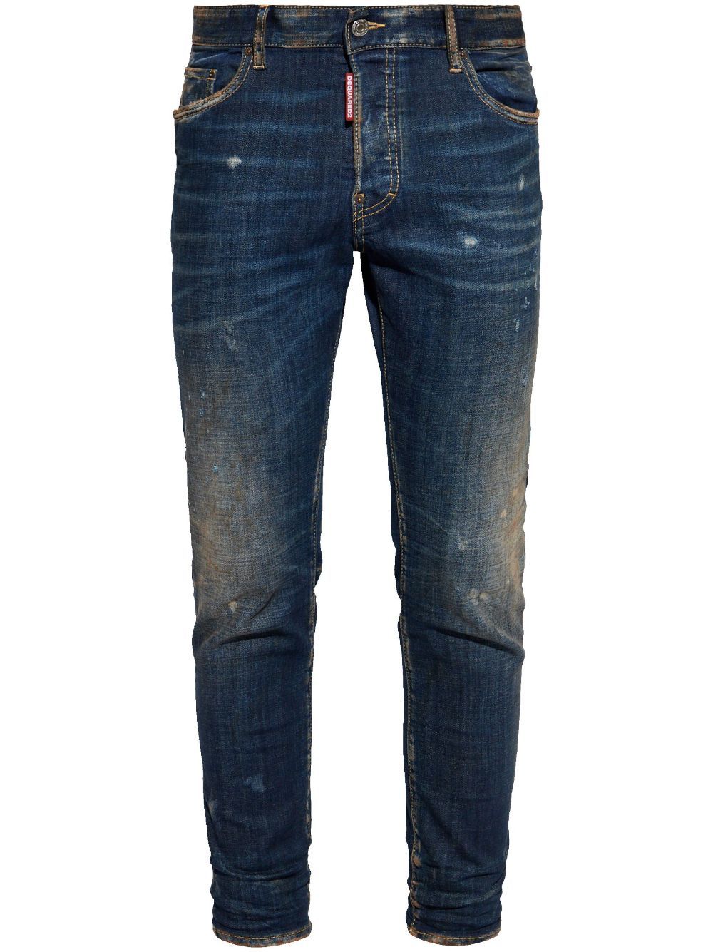 Dsquared2 Skater Skinny Jeans In Blue