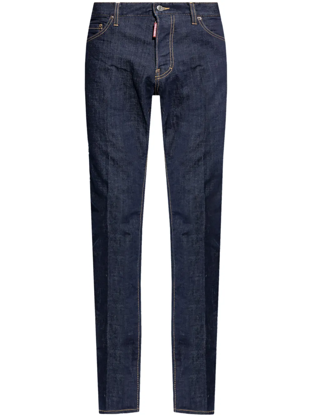 Dsquared2 Panelled Slim-cut Jeans In Blue