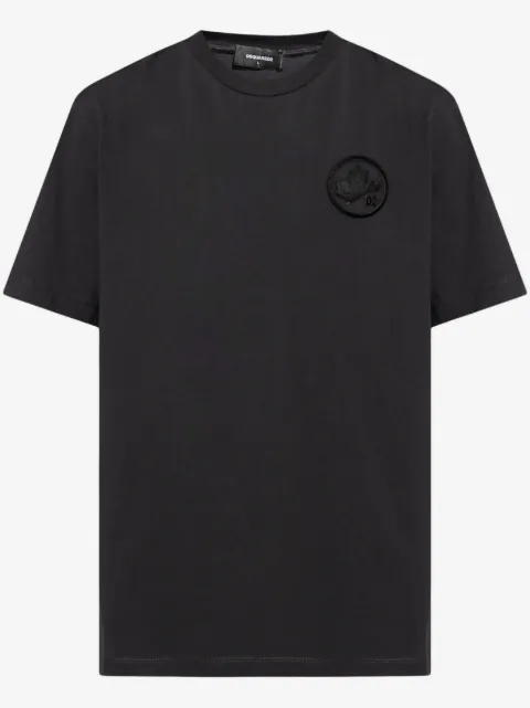 DSQUARED2 logo-appliquéd cotton T-shirt