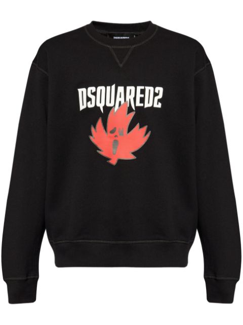 DSQUARED2 logo-print cotton sweatshirt Men