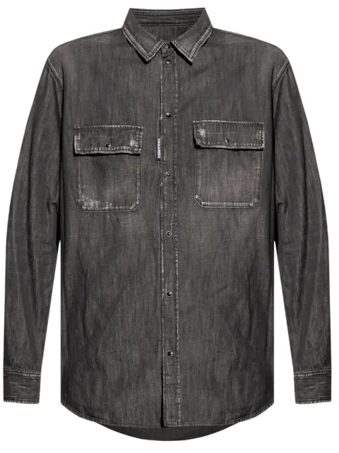DSQUARED2 camisa de mezclilla manga larga
