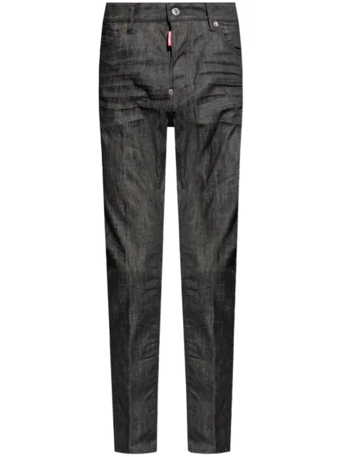DSQUARED2 logo-patch cotton jeans Men