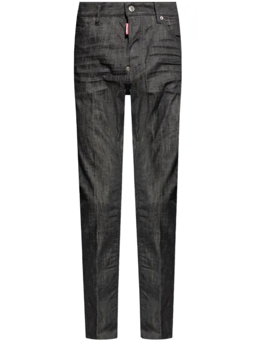 DSQUARED2 jean à patch logo - Gris - DSQUARED2 - Modalova