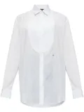 DSQUARED2 bib collar cotton shirt - White