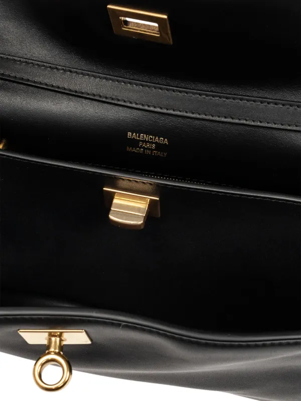 バレンシアガ ロデオSレザー2WAYハンドバッグ ブラック Balenciaga ロデオ ハンドバッグ S | ブラック | FARFETCH JP