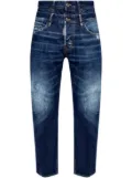 DSQUARED2 layered-effect cotton jeans - Blue