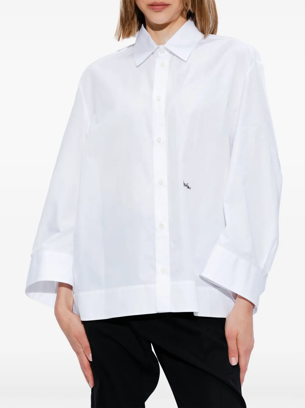 Disqued DSQUARED2 logo-detail oversize shirt Women