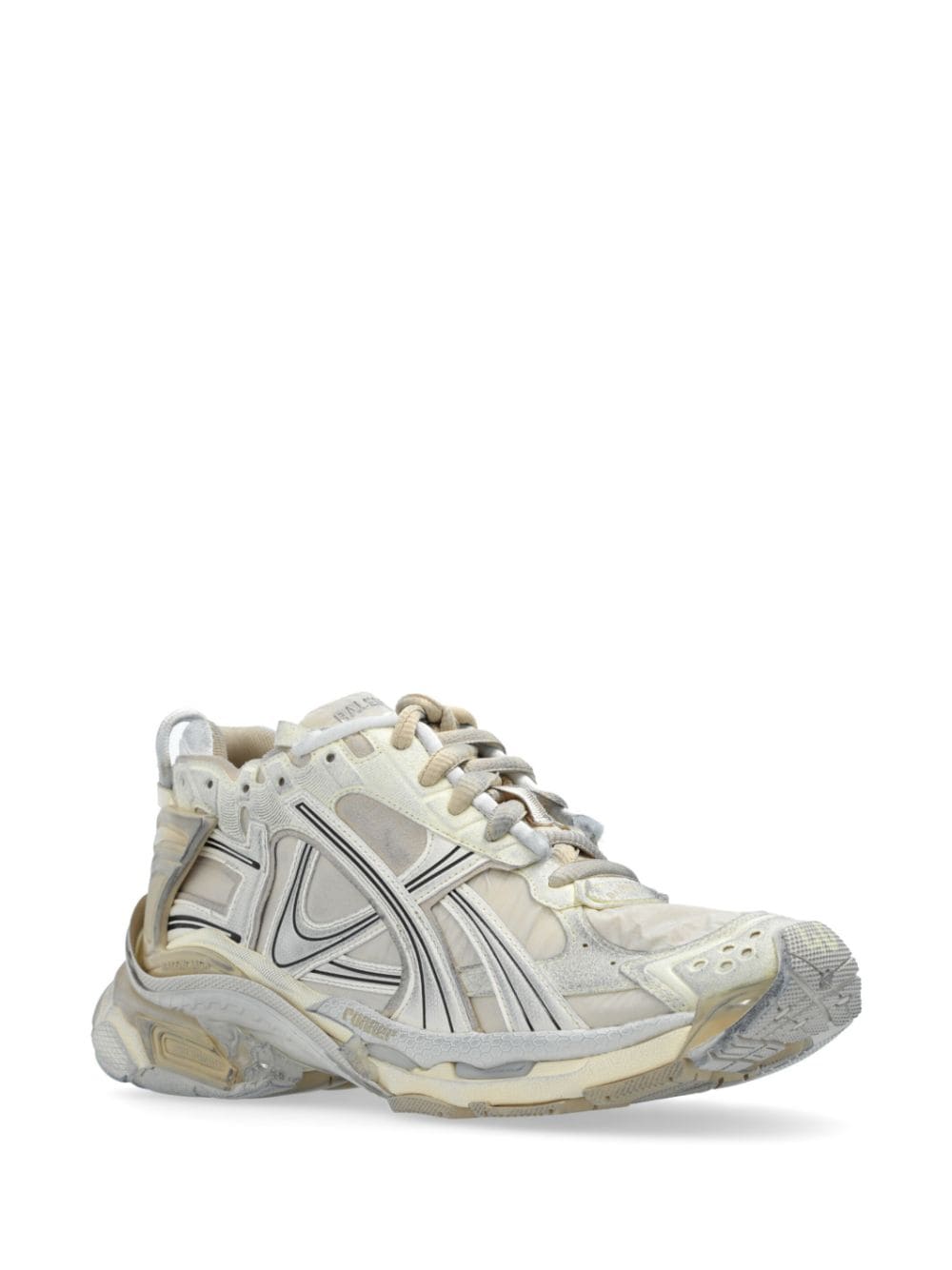 Shop Balenciaga Runner Chunky Sneakers In White