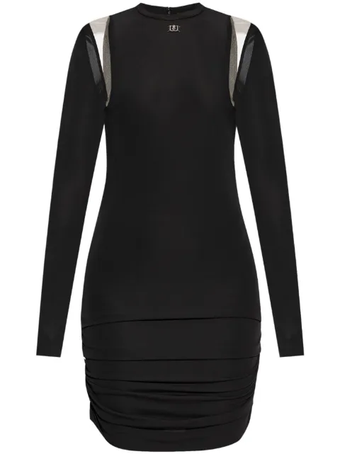 DSQUARED2 plaque-detail ruched minidress Women