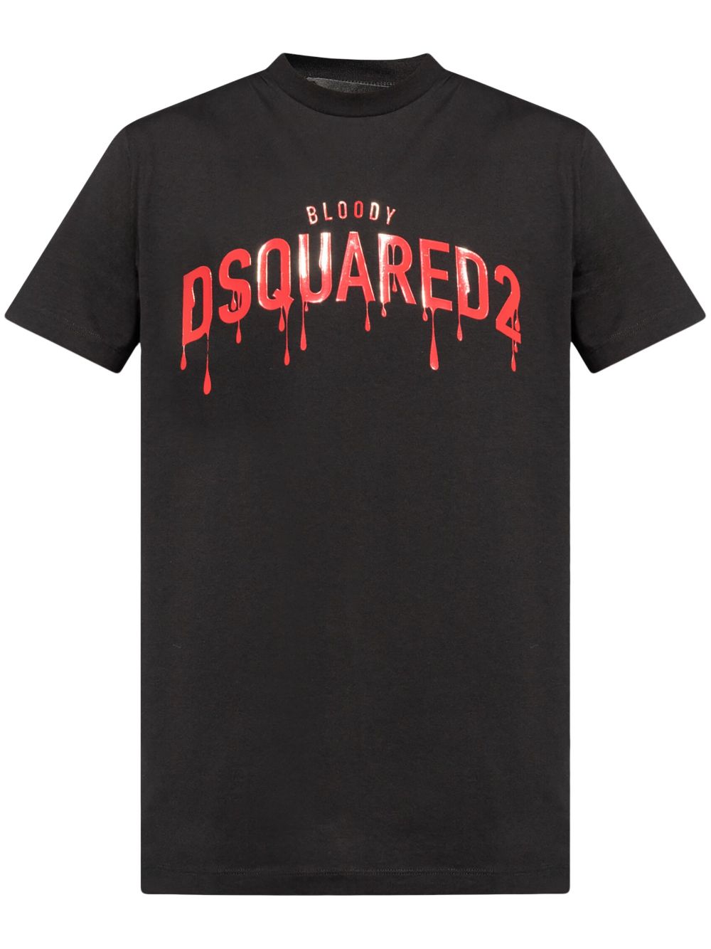 Dsquared2 logo-print cotton T-shirt Zwart