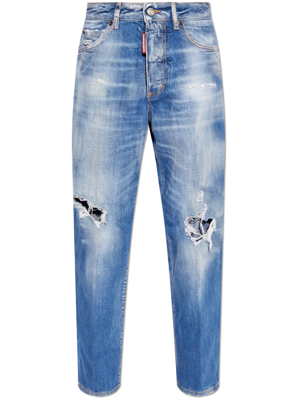 Dsquared2 Boston Tapered Jeans In Blue