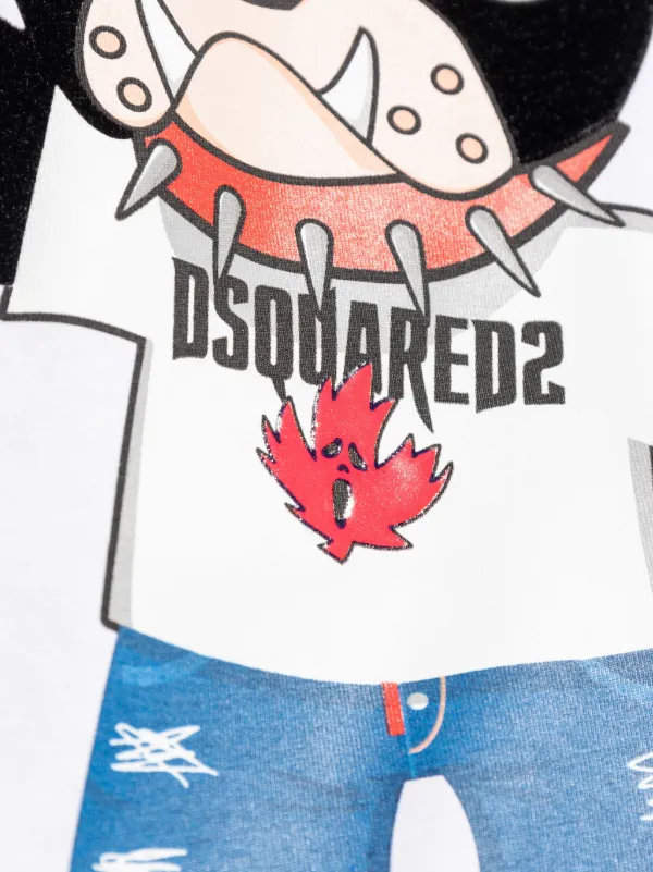 DSQUARED2 グラフィック Tシャツ | ホワイト | FARFETCH JP