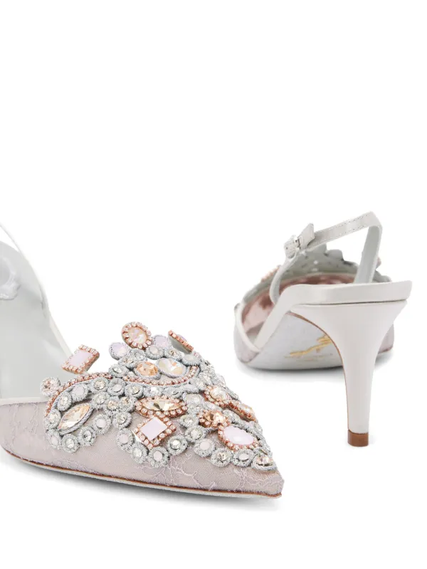 René Caovillaスリングバック パンプス