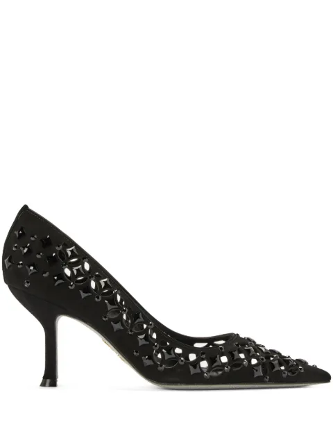 René Caovilla 80mm Trifora pumps