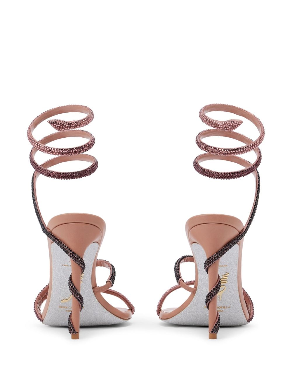 Shop René Caovilla 105mm Cleo Sandals In Rosa