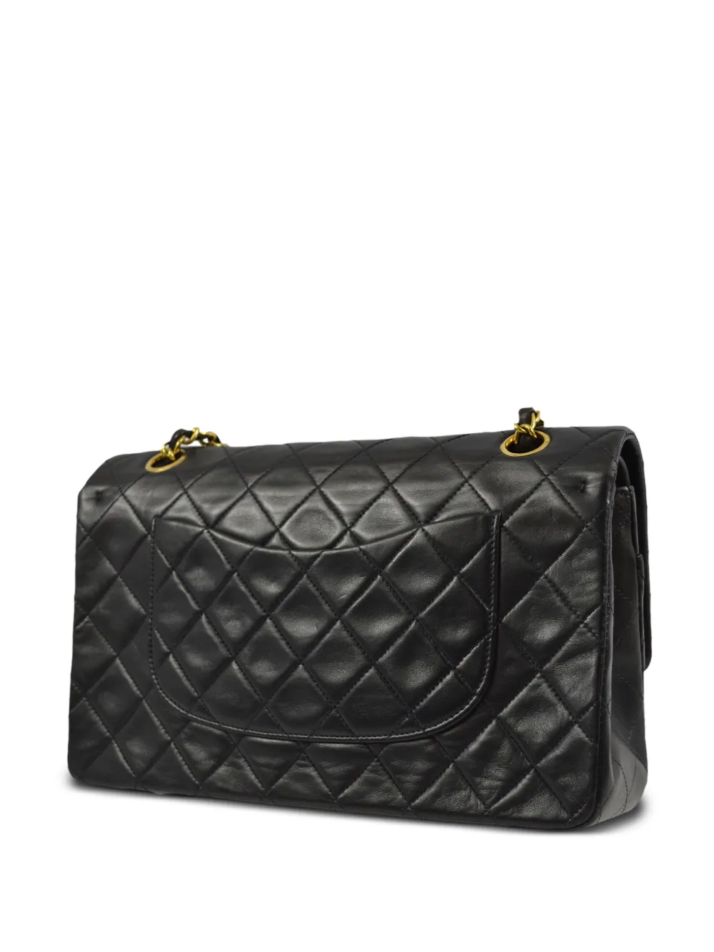 CHANEL Pre-Owned 1995 Double Flap leren schoudertas - Zwart