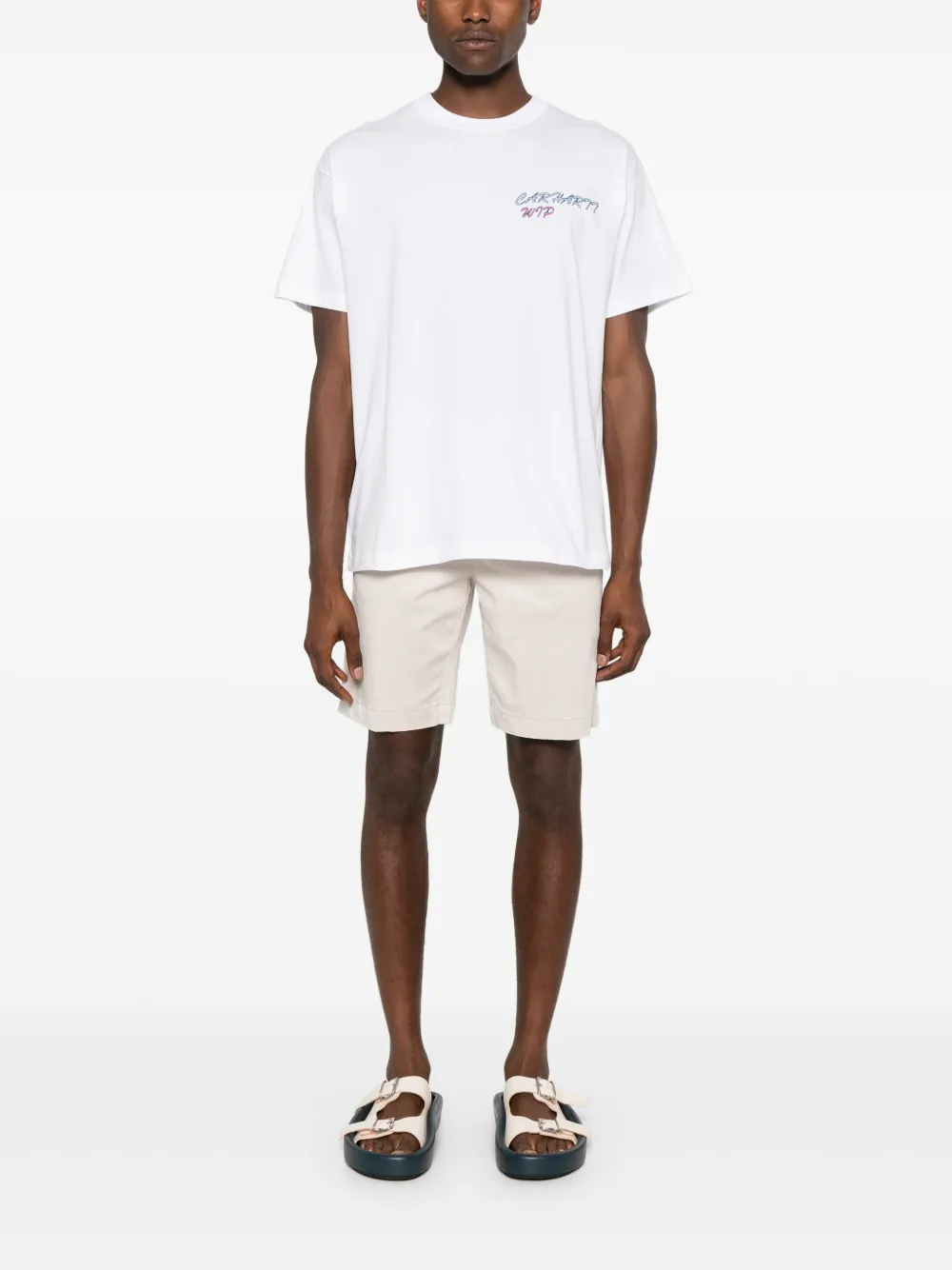 Carhartt WIP T-shirt met logoprint - Wit