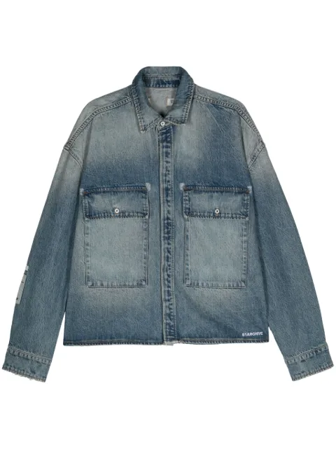 B1ARCHIVE stone-washed denim shirt