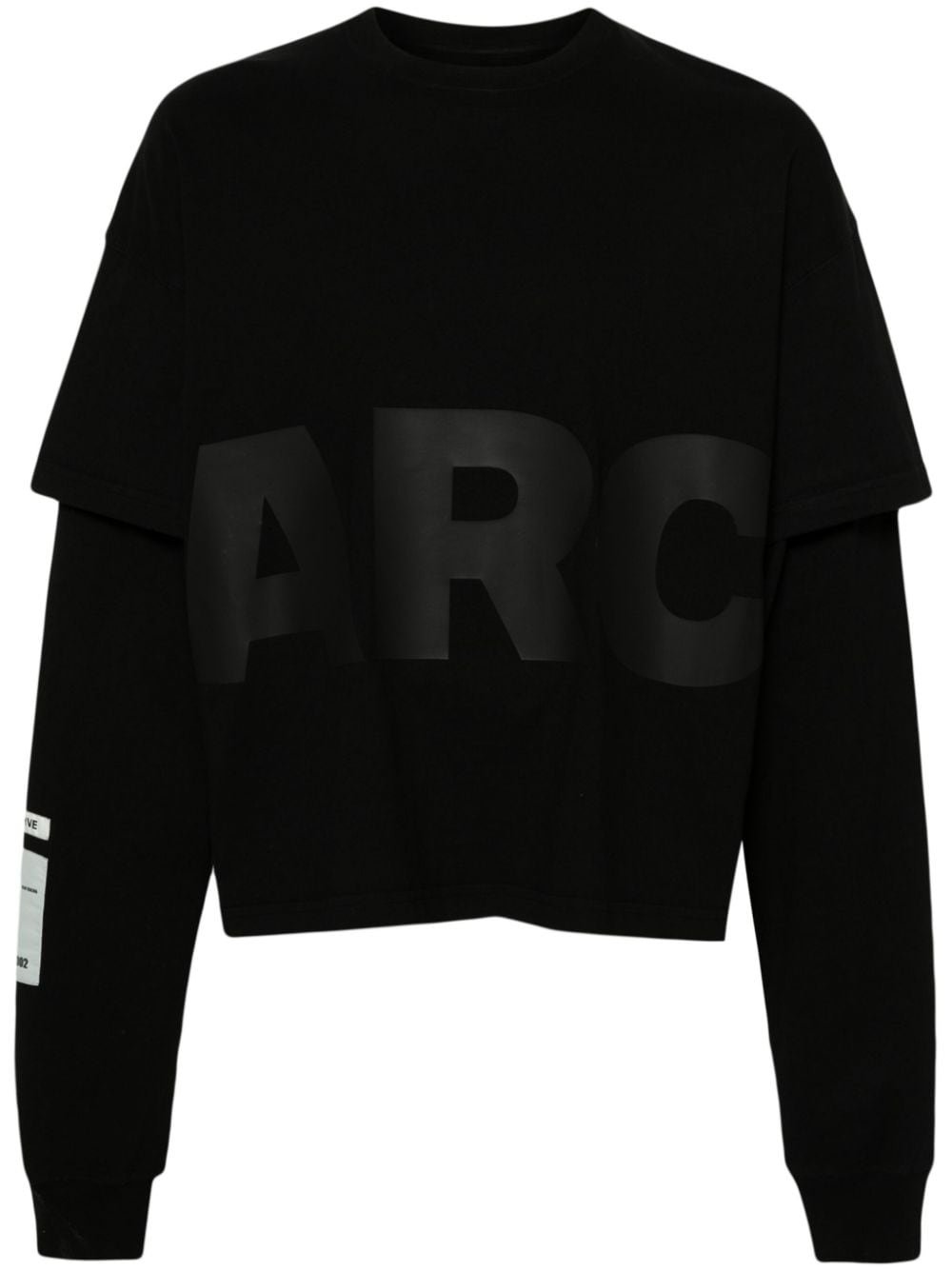 B1archive Long-sleeve Cotton T-shirt In Black
