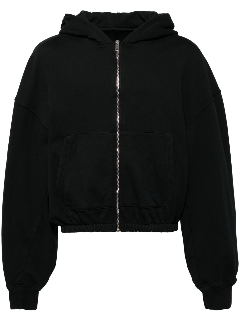 B1ARCHIVE logo patch hooded jacket - Black