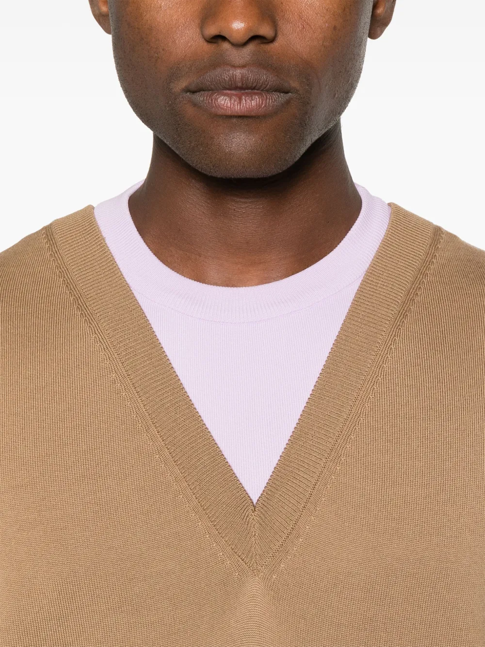 Jil Sander Gelaagde trui Bruin