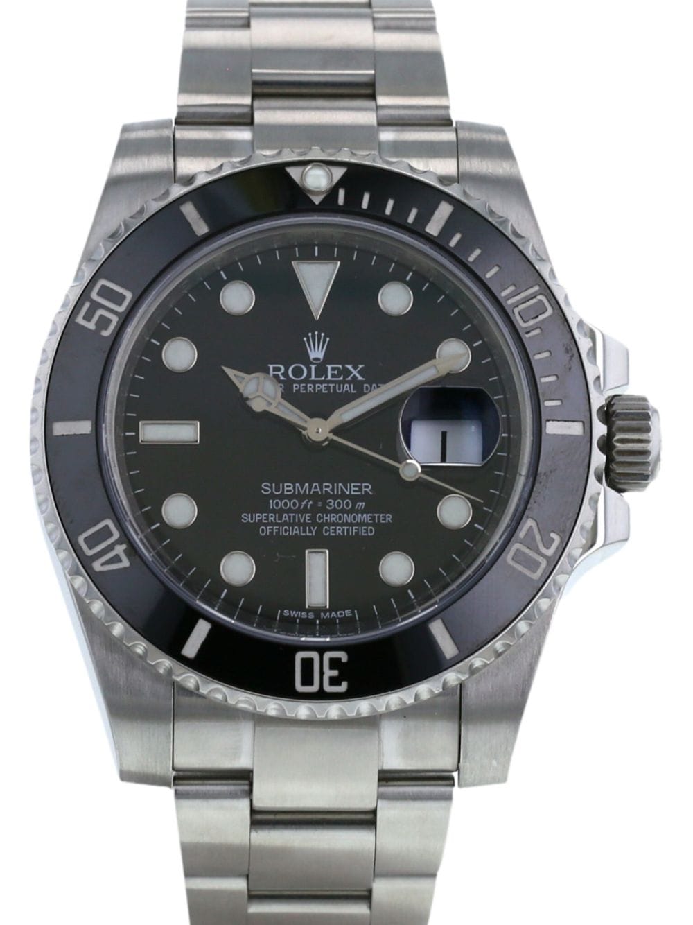 Rolex 2010 pre-owned Submariner Date 40mm - Zwart