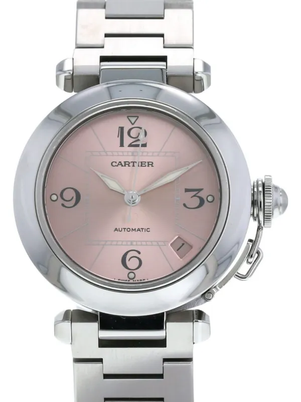 Cartier 2010 pre owned Pasha 35mm Pink FARFETCH PH