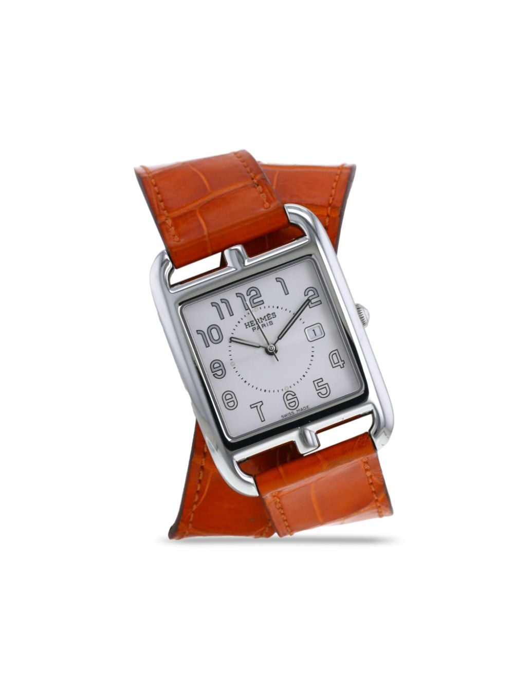 Pre-owned Hermes 2000  Cape Cod 41mm In White