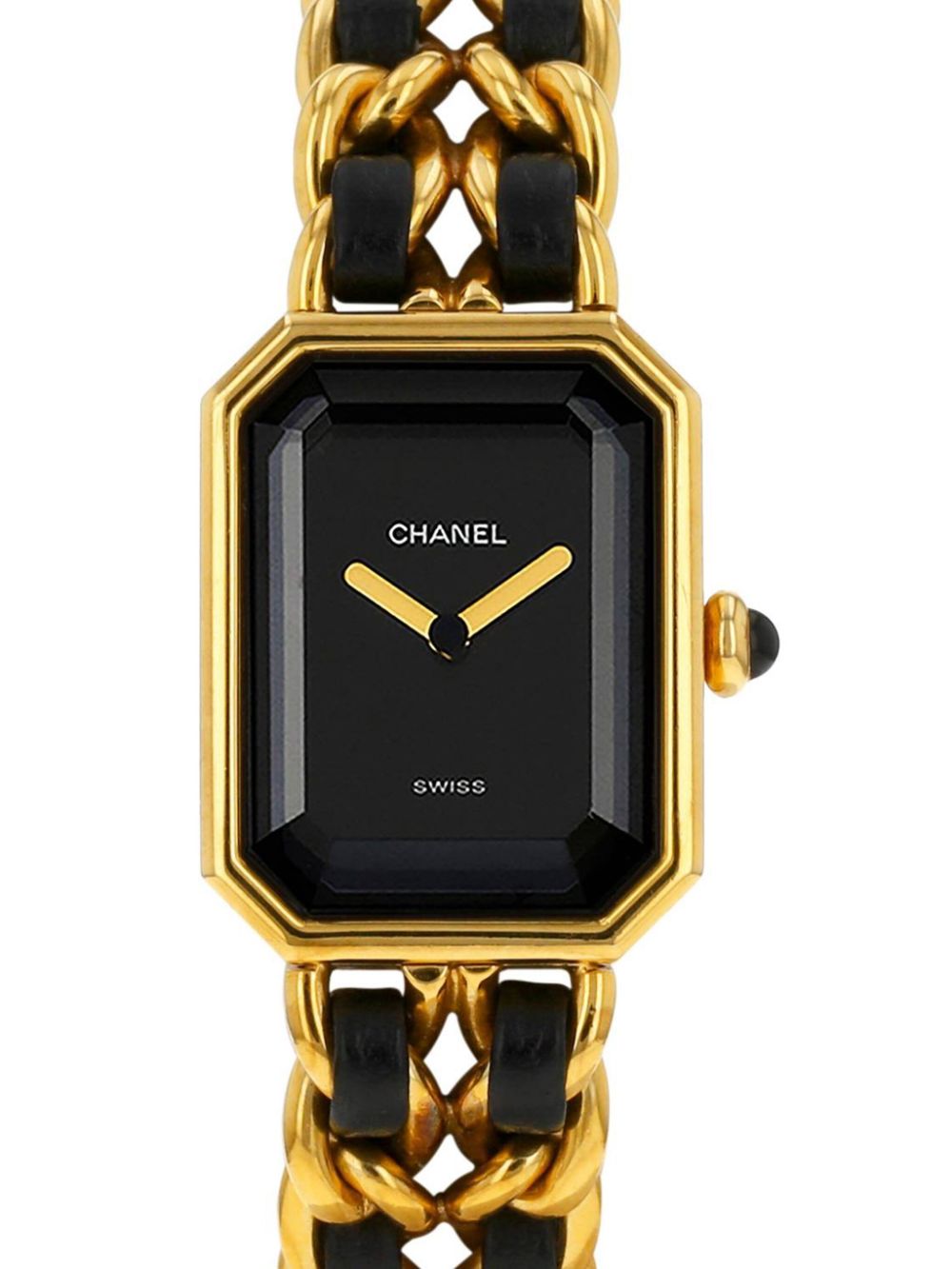 CHANEL Pre-Owned 1990 pre-owned Première horloge 26 mm - Zwart