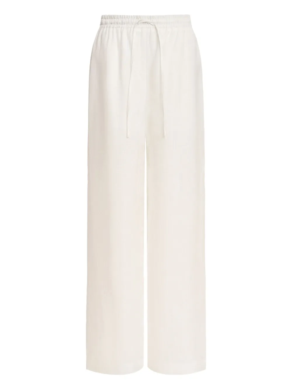 12 STOREEZ drawstring linen trousers | White | Image 1