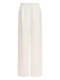 12 STOREEZ drawstring linen trousers - White