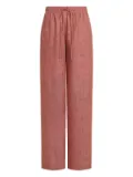 12 STOREEZ drawstring linen trousers - Red