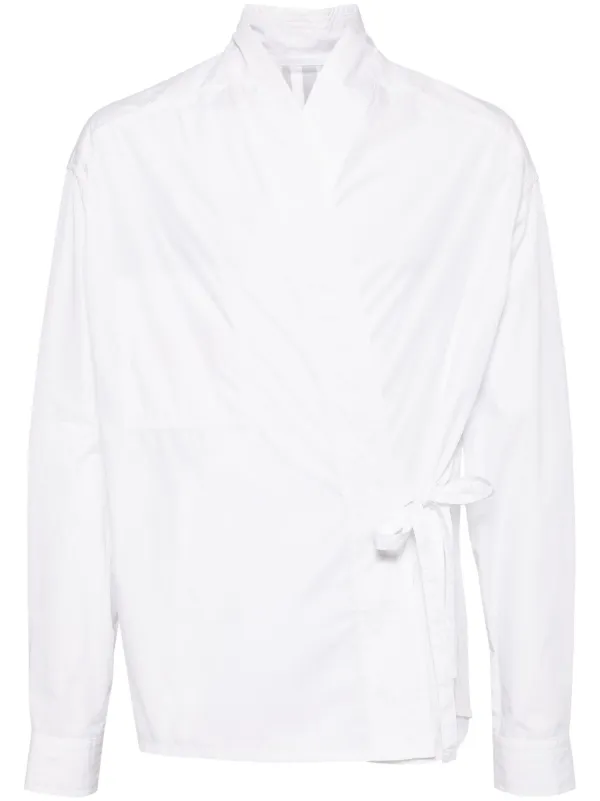 MORDECAI Wrap Shirt | White | FARFETCH