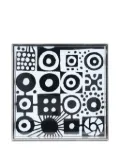 10 CORSO COMO graphic-print acrylic-glass vide poche (16.5cm x 16.5cm) - Black