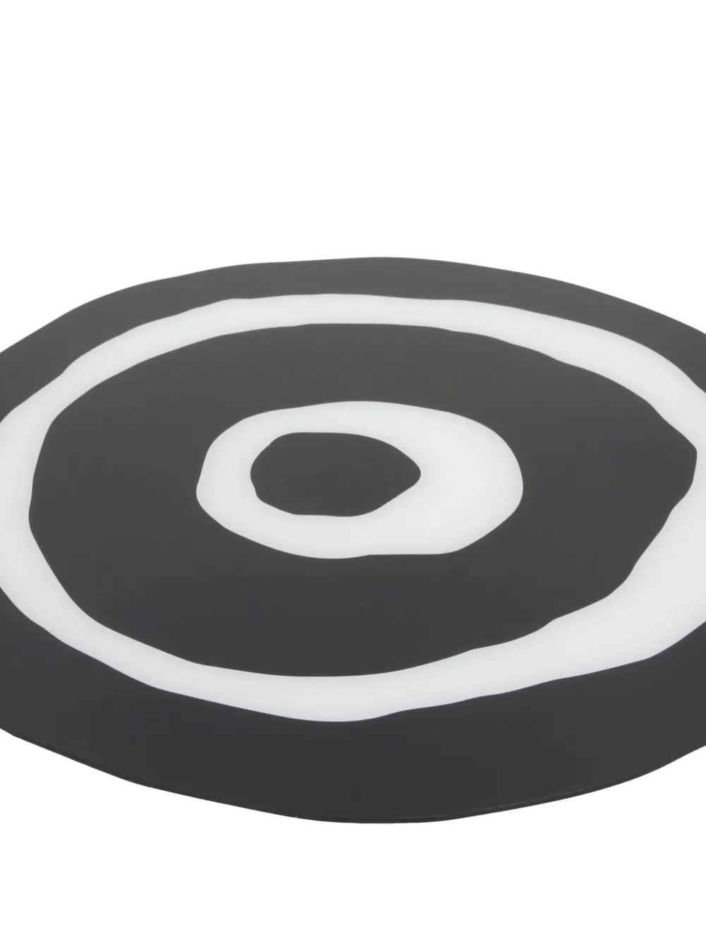 10 Corso Como Circle-print Acrylic-glass Underplates (set Of Two) In Black