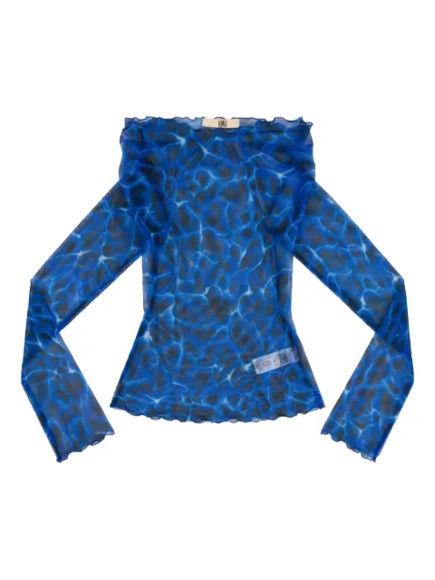 KNWLS stretch-design top