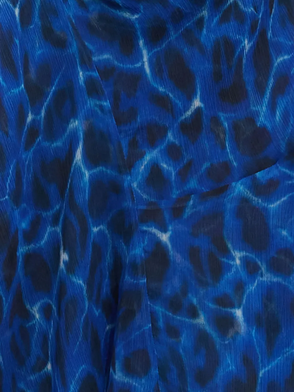 KNWLS asymmetrical print dress - Blauw