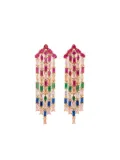 Kate Spade rainbow fringe earrings - Gold